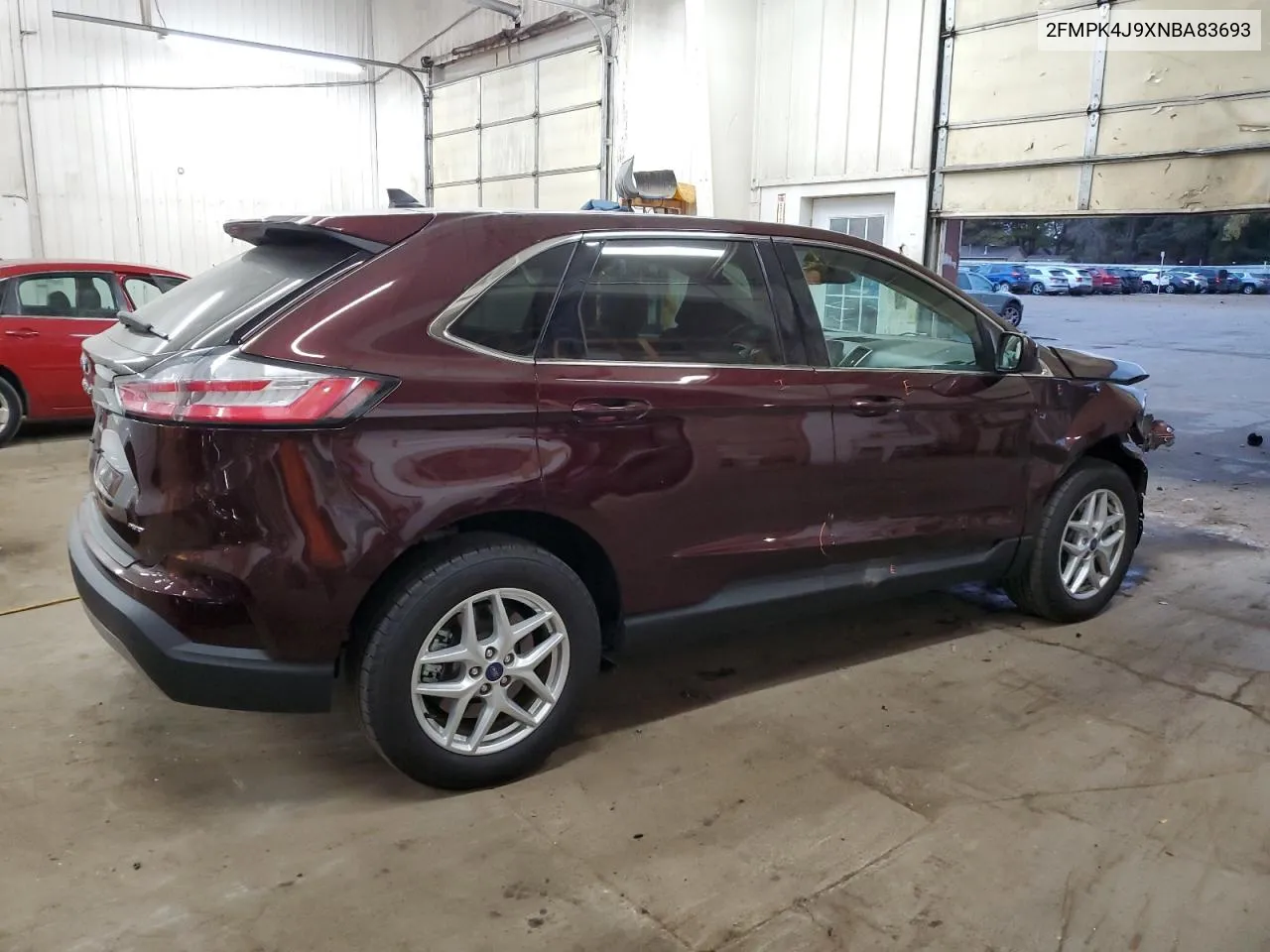 2022 Ford Edge Sel VIN: 2FMPK4J9XNBA83693 Lot: 76700754