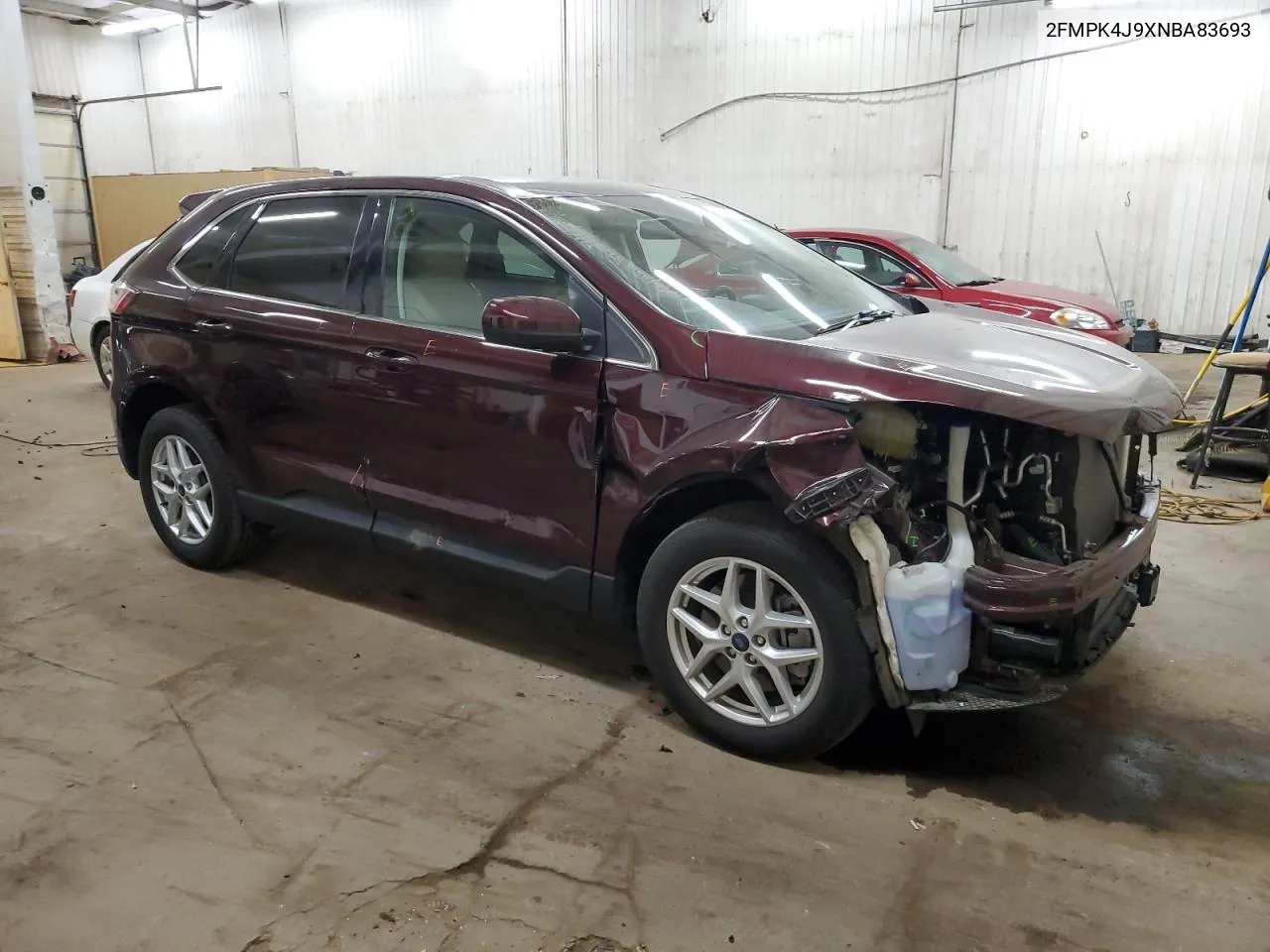 2022 Ford Edge Sel VIN: 2FMPK4J9XNBA83693 Lot: 76700754