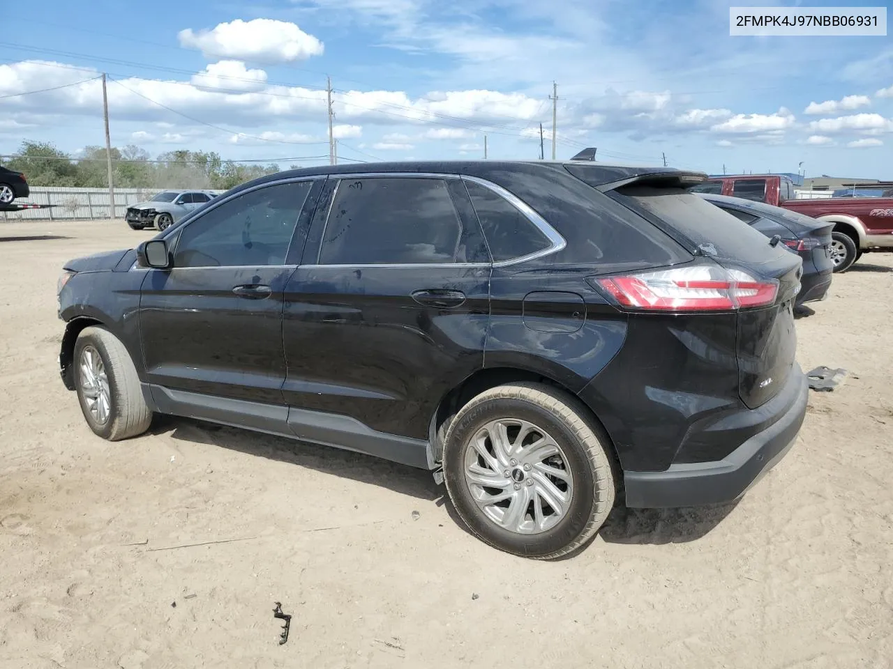 2022 Ford Edge Sel VIN: 2FMPK4J97NBB06931 Lot: 76780024