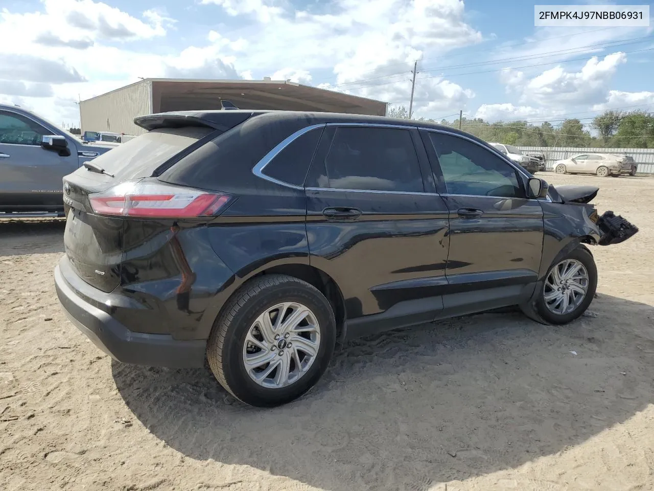 2022 Ford Edge Sel VIN: 2FMPK4J97NBB06931 Lot: 76780024