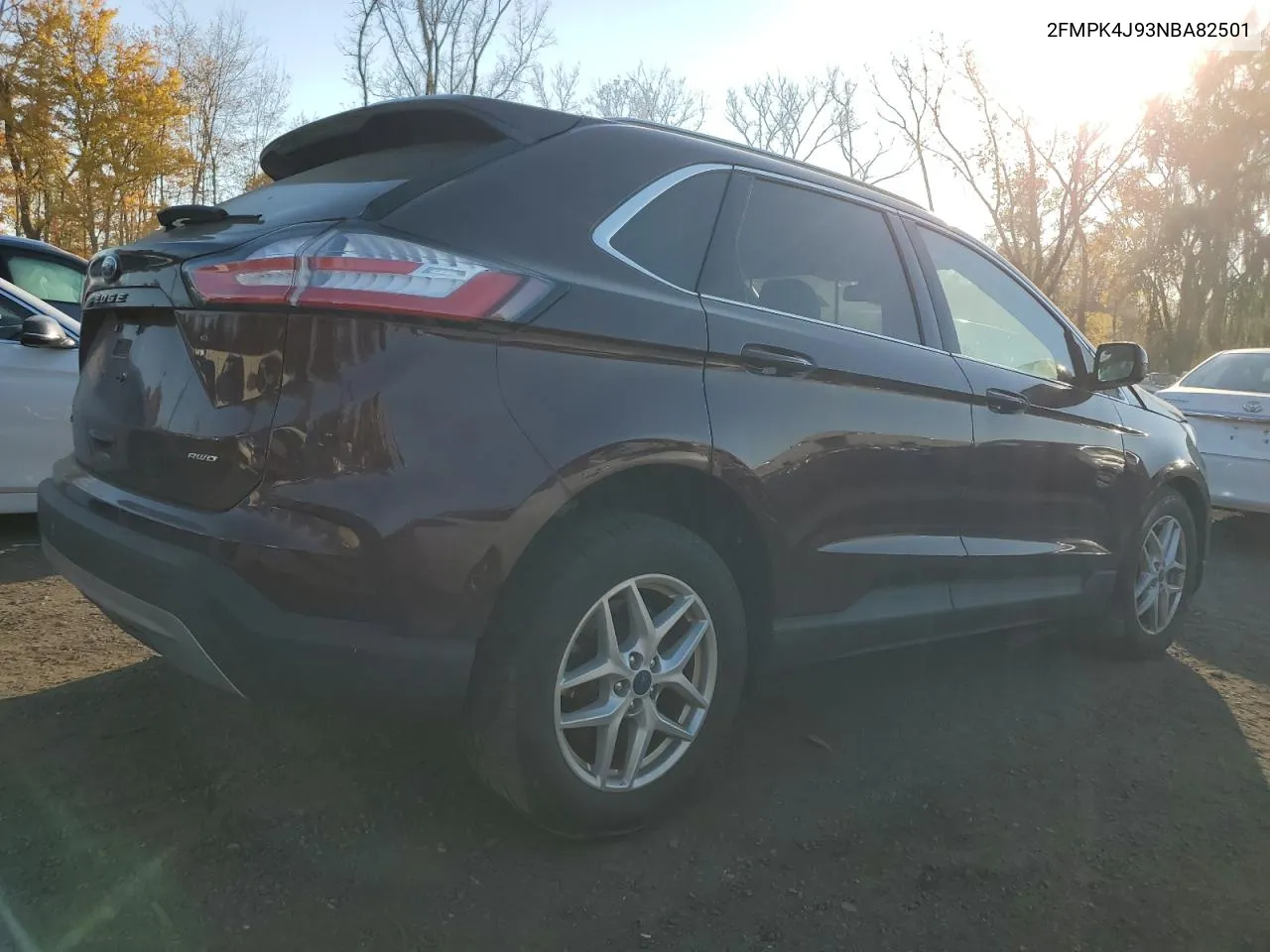 2022 Ford Edge Sel VIN: 2FMPK4J93NBA82501 Lot: 76935944