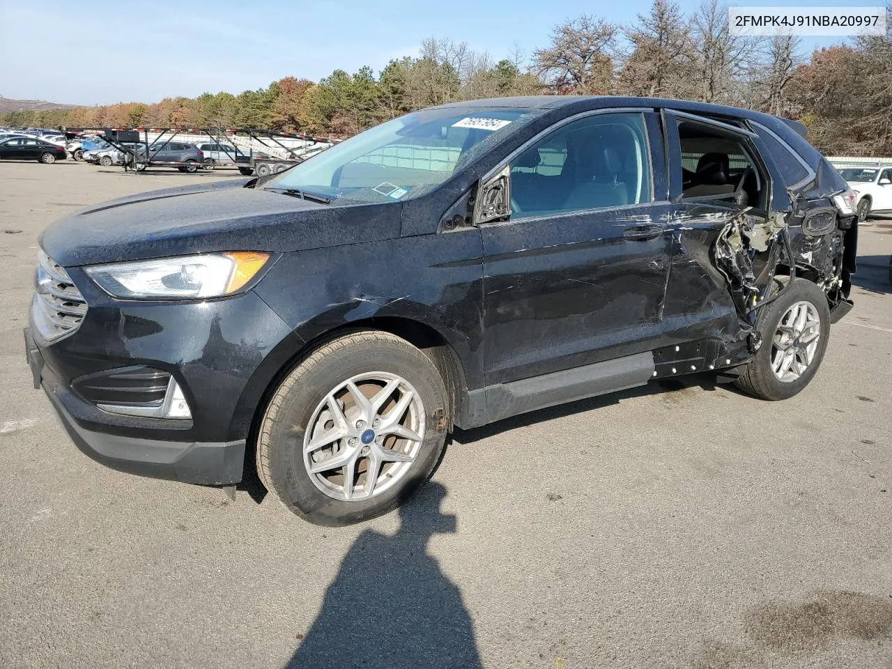 2022 Ford Edge Sel VIN: 2FMPK4J91NBA20997 Lot: 76957964