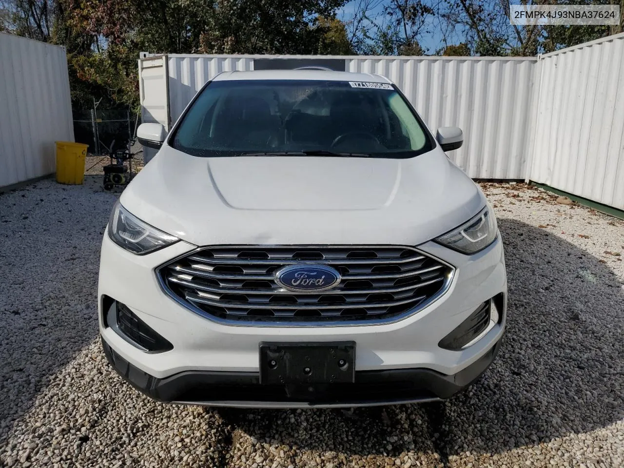 2022 Ford Edge Sel VIN: 2FMPK4J93NBA37624 Lot: 77180554