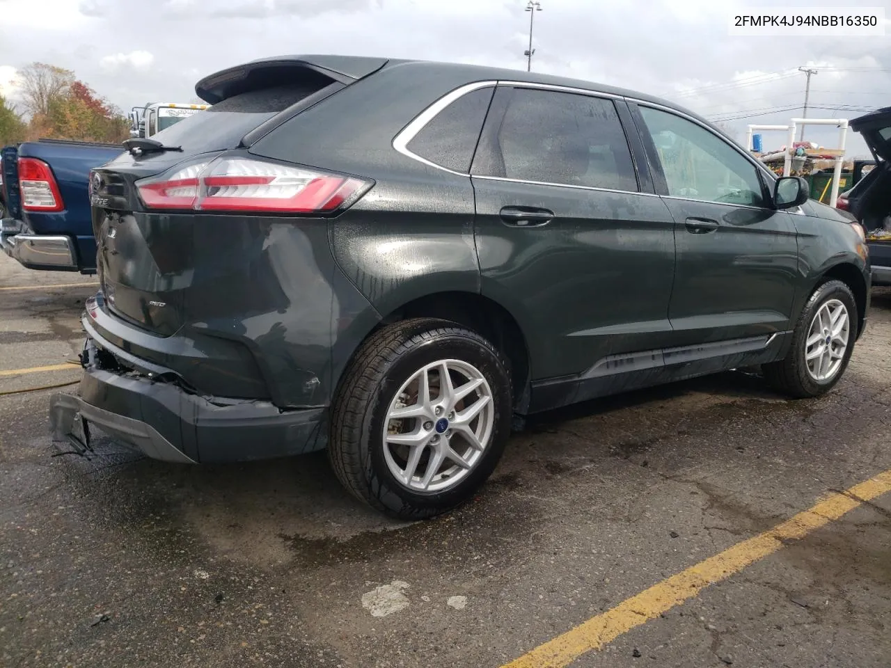 2022 Ford Edge Sel VIN: 2FMPK4J94NBB16350 Lot: 77393734