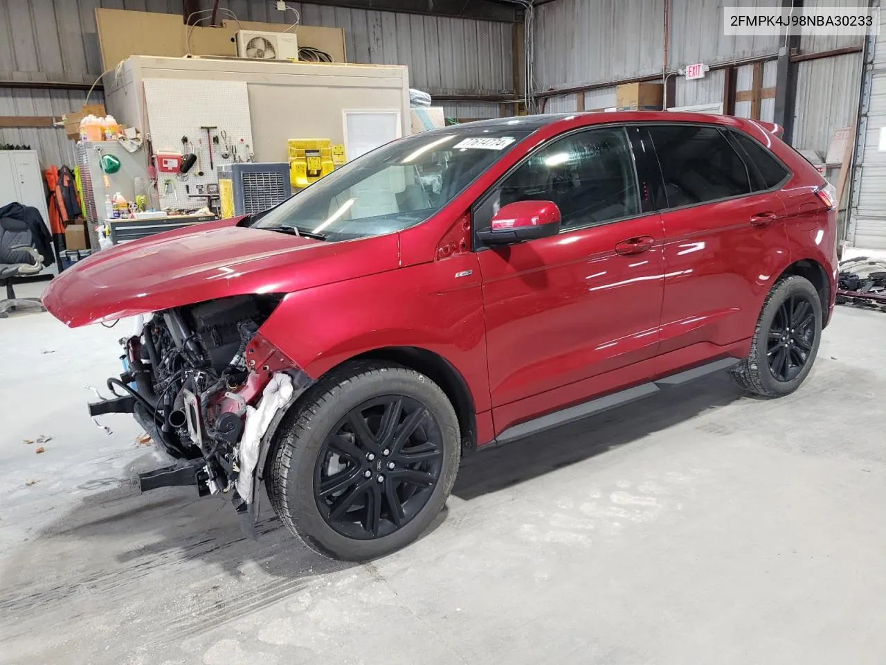 2022 Ford Edge Sel VIN: 2FMPK4J98NBA30233 Lot: 77614774