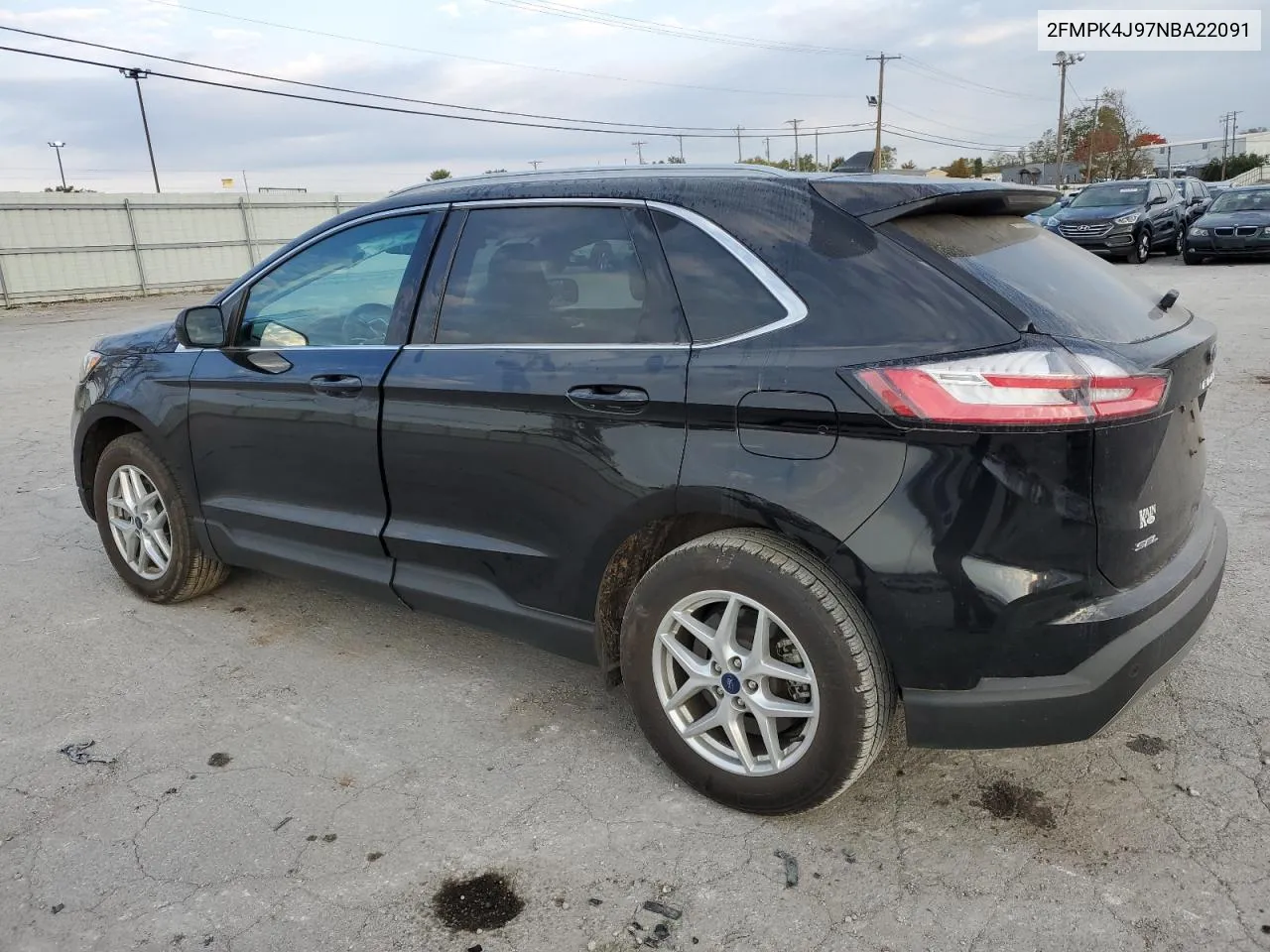 2022 Ford Edge Sel VIN: 2FMPK4J97NBA22091 Lot: 77649554