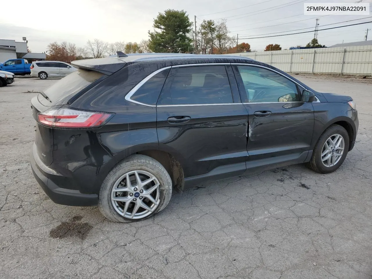 2022 Ford Edge Sel VIN: 2FMPK4J97NBA22091 Lot: 77649554