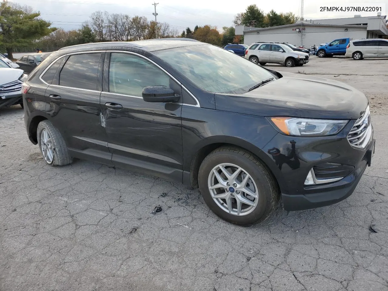 2022 Ford Edge Sel VIN: 2FMPK4J97NBA22091 Lot: 77649554