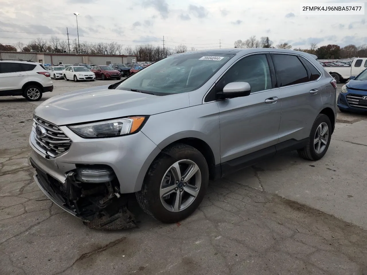 2022 Ford Edge Sel VIN: 2FMPK4J96NBA57477 Lot: 78684044