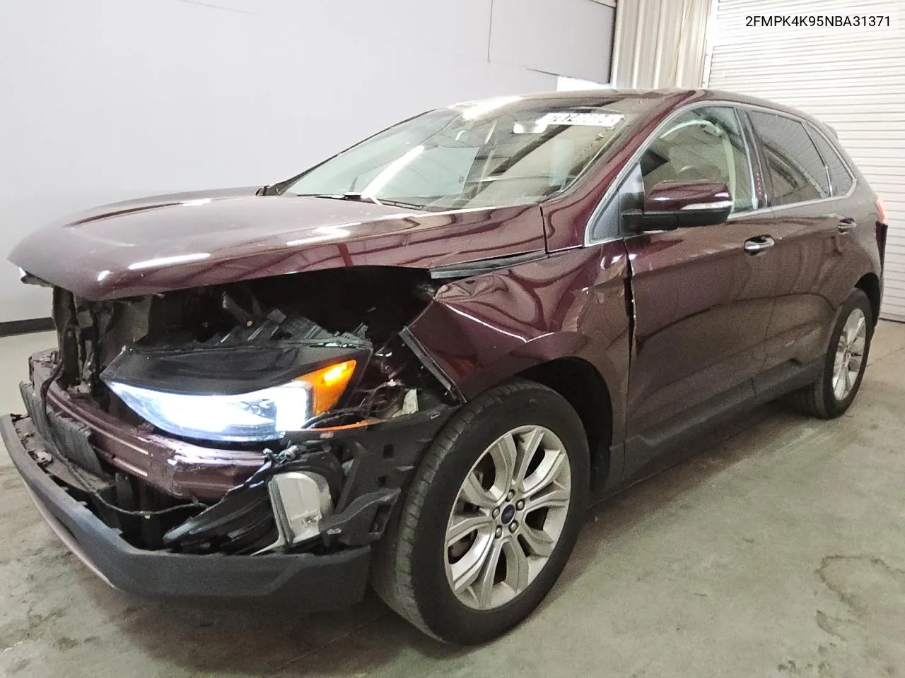 2022 Ford Edge Titanium VIN: 2FMPK4K95NBA31371 Lot: 78740604