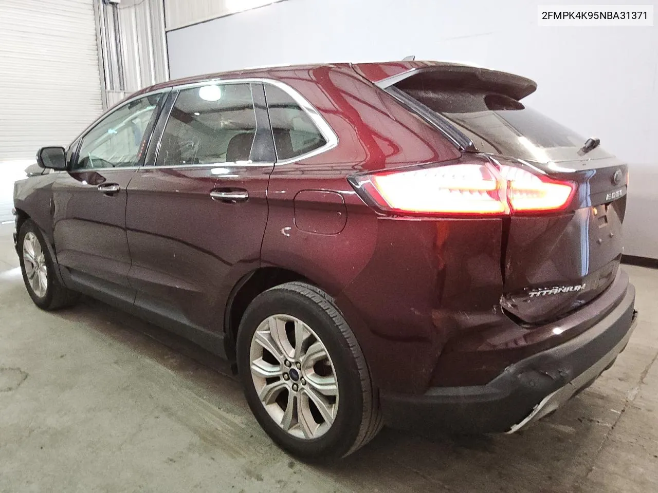 2022 Ford Edge Titanium VIN: 2FMPK4K95NBA31371 Lot: 78740604