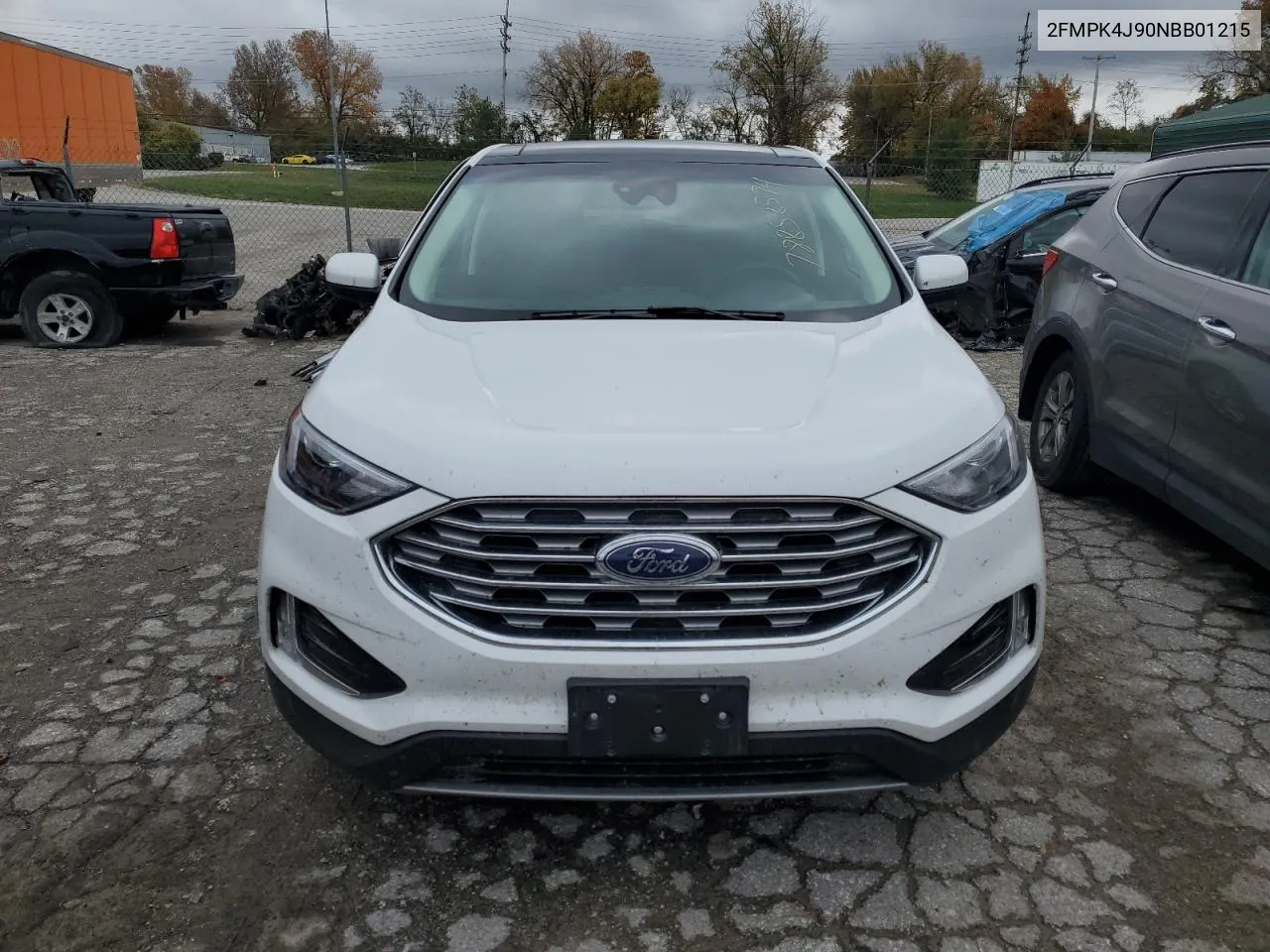 2022 Ford Edge Sel VIN: 2FMPK4J90NBB01215 Lot: 78858594