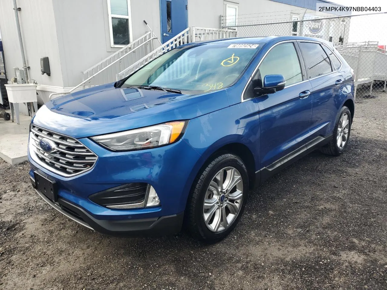 2022 Ford Edge Titanium VIN: 2FMPK4K97NBB04403 Lot: 78892524