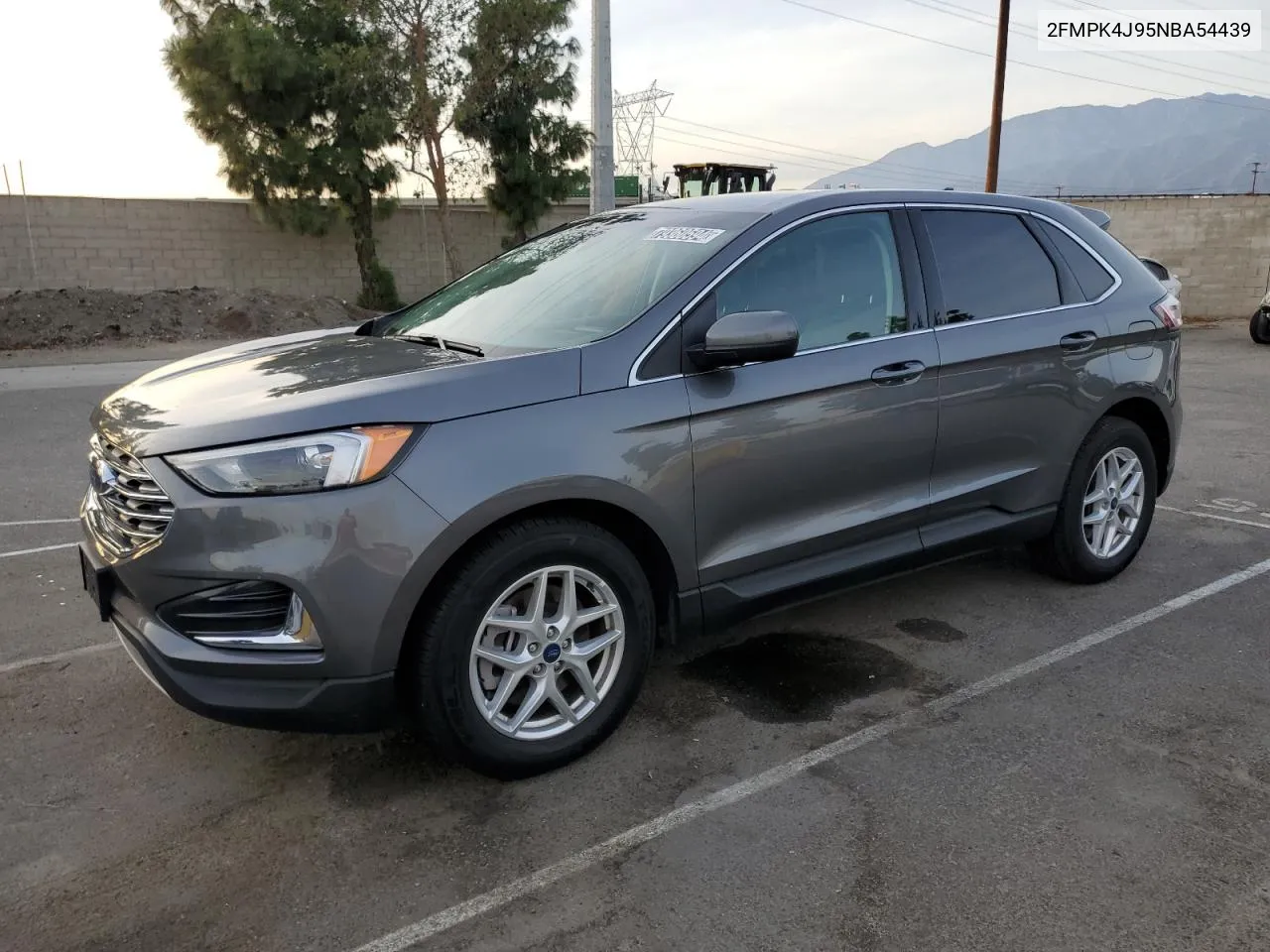 2022 Ford Edge Sel VIN: 2FMPK4J95NBA54439 Lot: 79360594