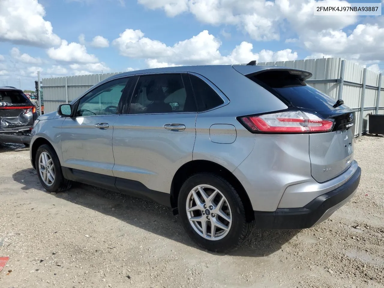 2022 Ford Edge Sel VIN: 2FMPK4J97NBA93887 Lot: 79696474