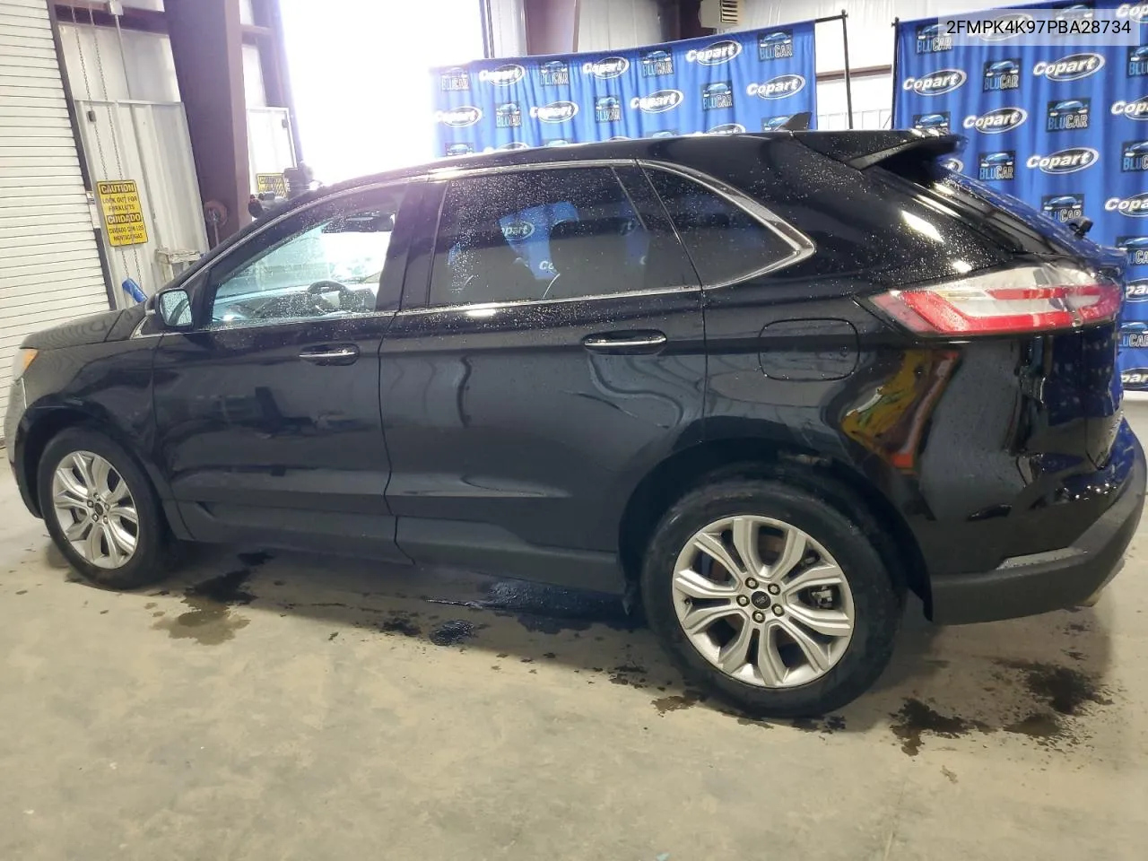 2023 Ford Edge Titanium VIN: 2FMPK4K97PBA28734 Lot: 59838044