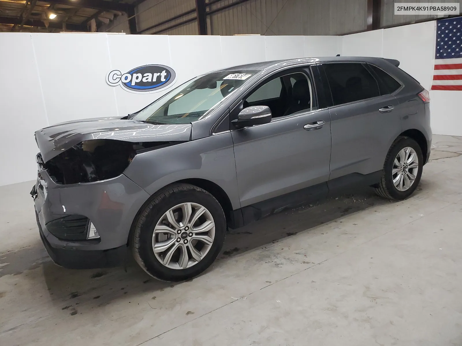 2023 Ford Edge Titanium VIN: 2FMPK4K91PBA58909 Lot: 68617614