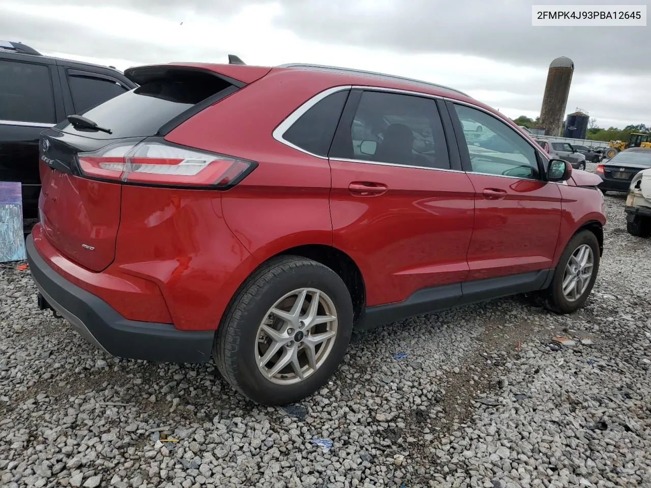 2023 Ford Edge Sel VIN: 2FMPK4J93PBA12645 Lot: 71277724