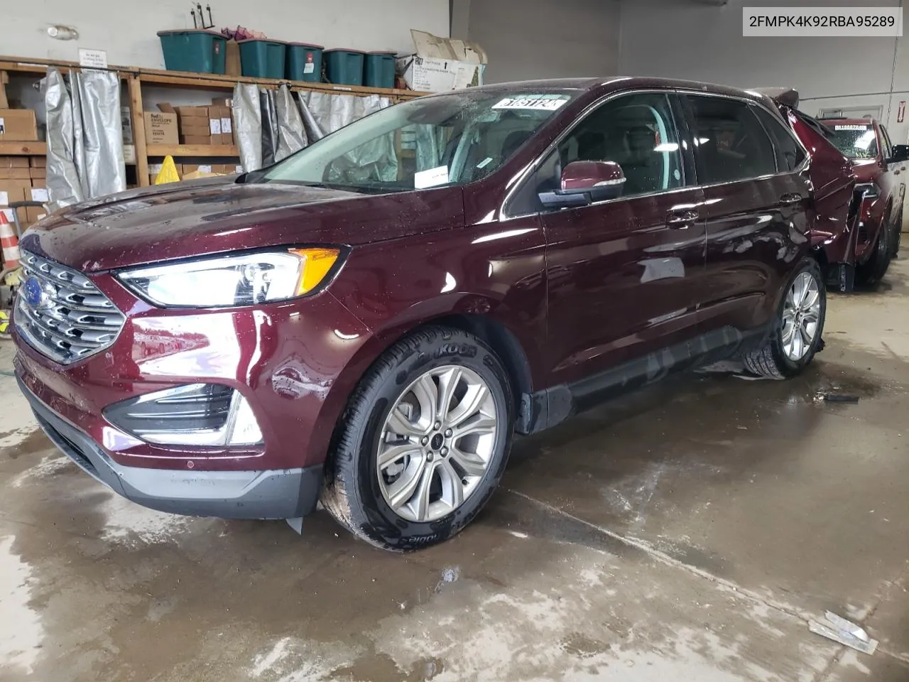 2024 Ford Edge Titanium VIN: 2FMPK4K92RBA95289 Lot: 61851124