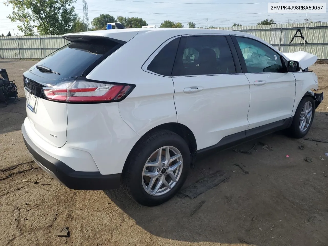 2024 Ford Edge Sel VIN: 2FMPK4J98RBA59057 Lot: 69844954