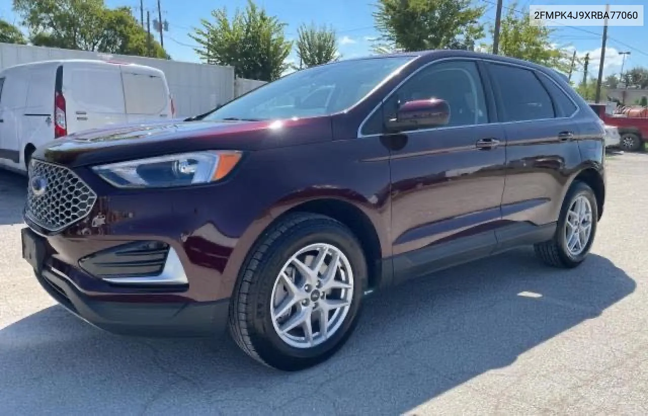 2024 Ford Edge Sel VIN: 2FMPK4J9XRBA77060 Lot: 77193954