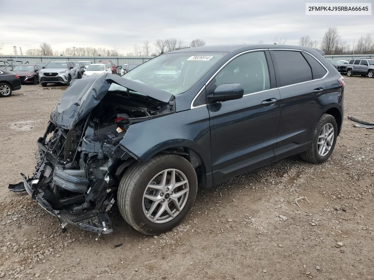 2024 Ford Edge Sel VIN: 2FMPK4J95RBA66645 Lot: 78826914