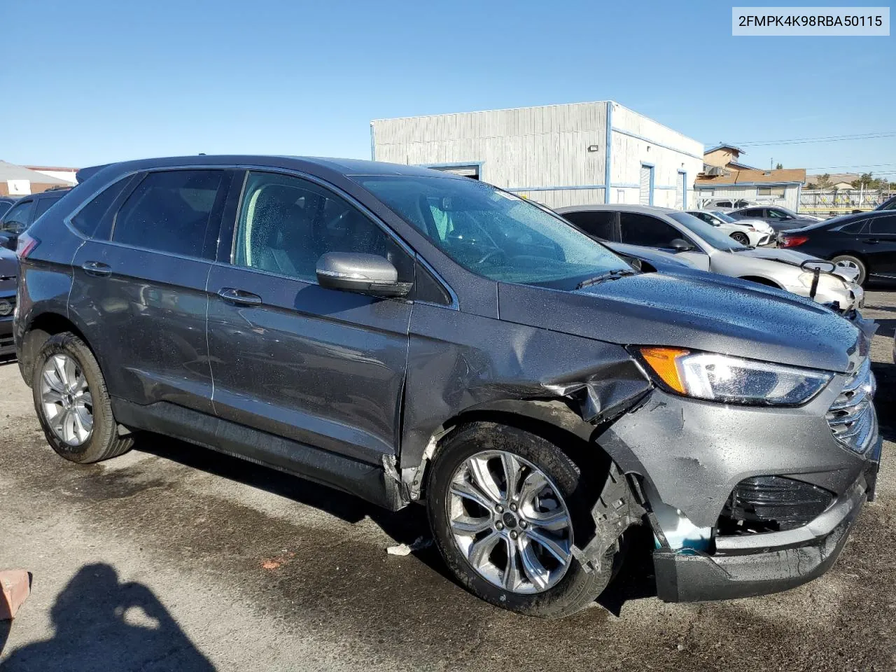 2024 Ford Edge Titanium VIN: 2FMPK4K98RBA50115 Lot: 81056304