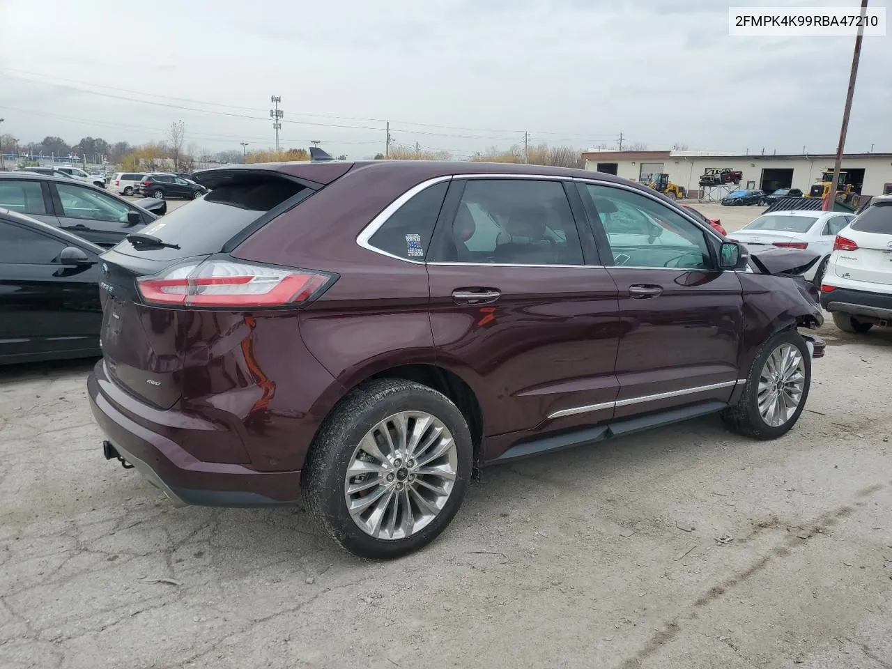 2024 Ford Edge Titanium VIN: 2FMPK4K99RBA47210 Lot: 81160174