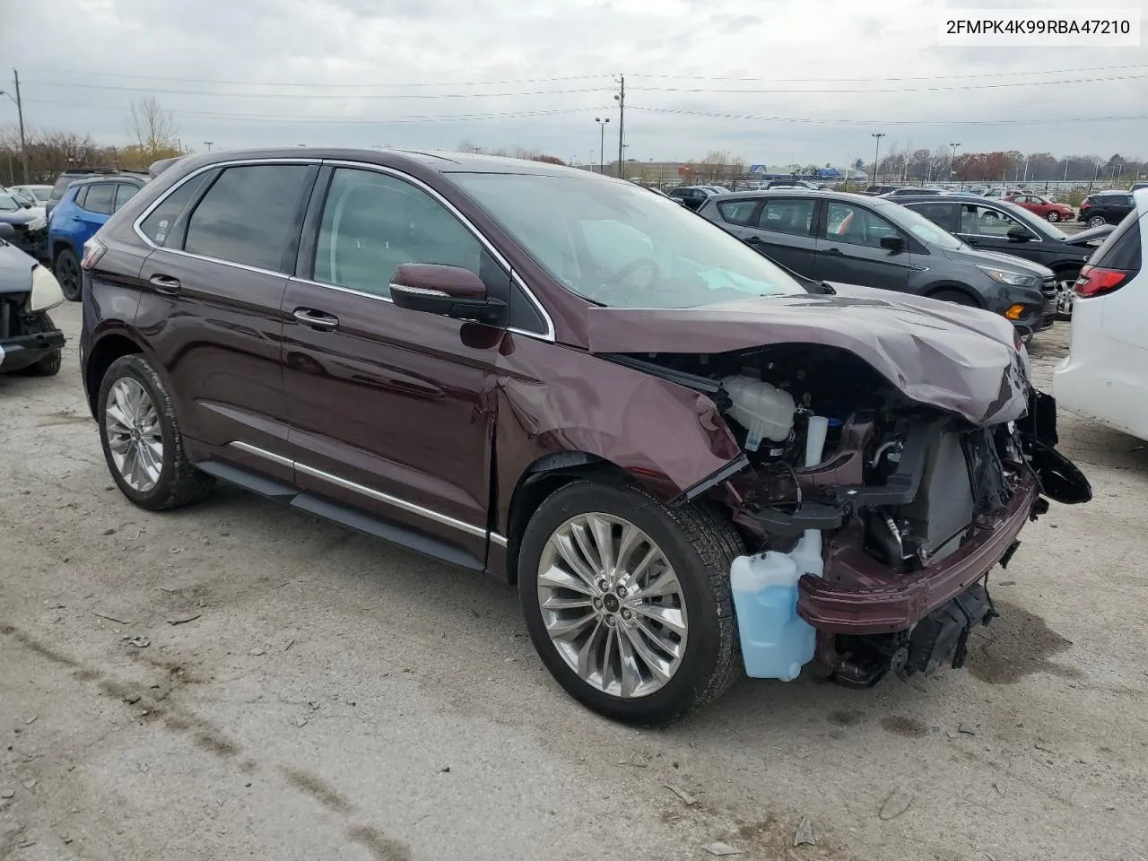 2024 Ford Edge Titanium VIN: 2FMPK4K99RBA47210 Lot: 81160174