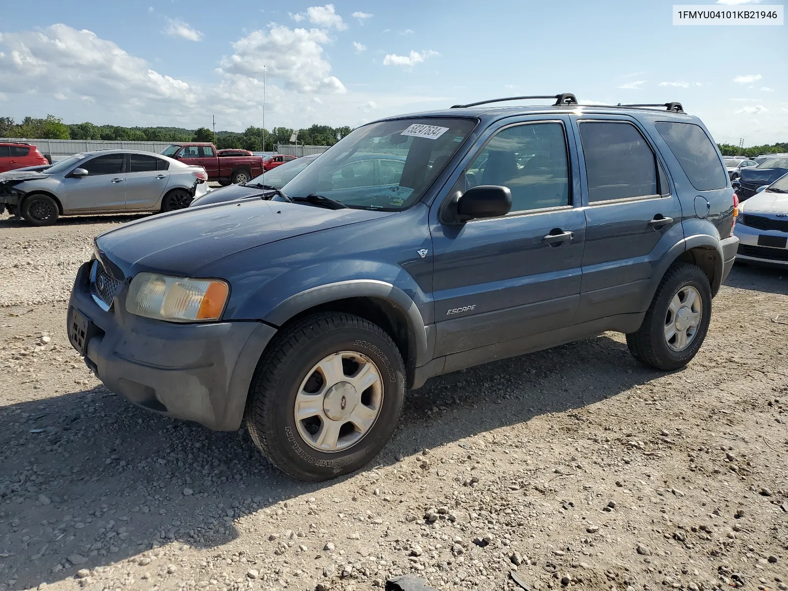 2001 Ford Escape Xlt VIN: 1FMYU04101KB21946 Lot: 58247634