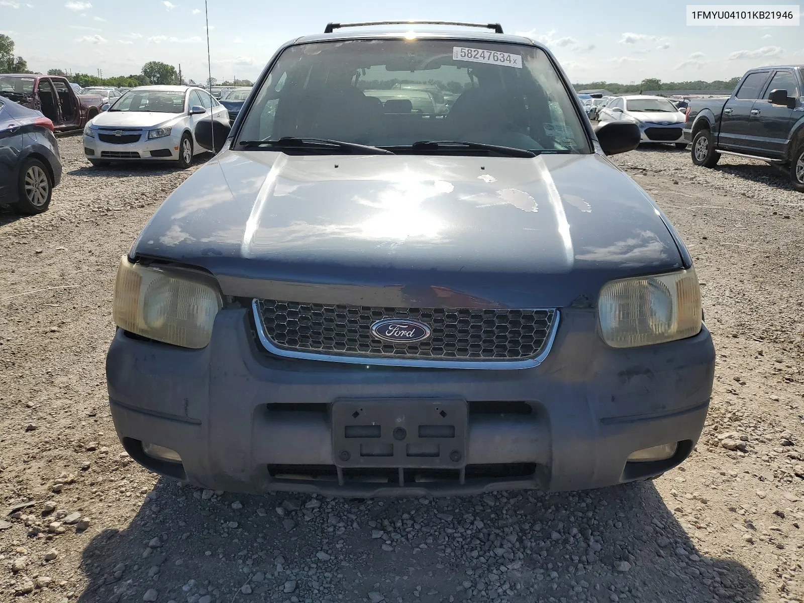 2001 Ford Escape Xlt VIN: 1FMYU04101KB21946 Lot: 58247634