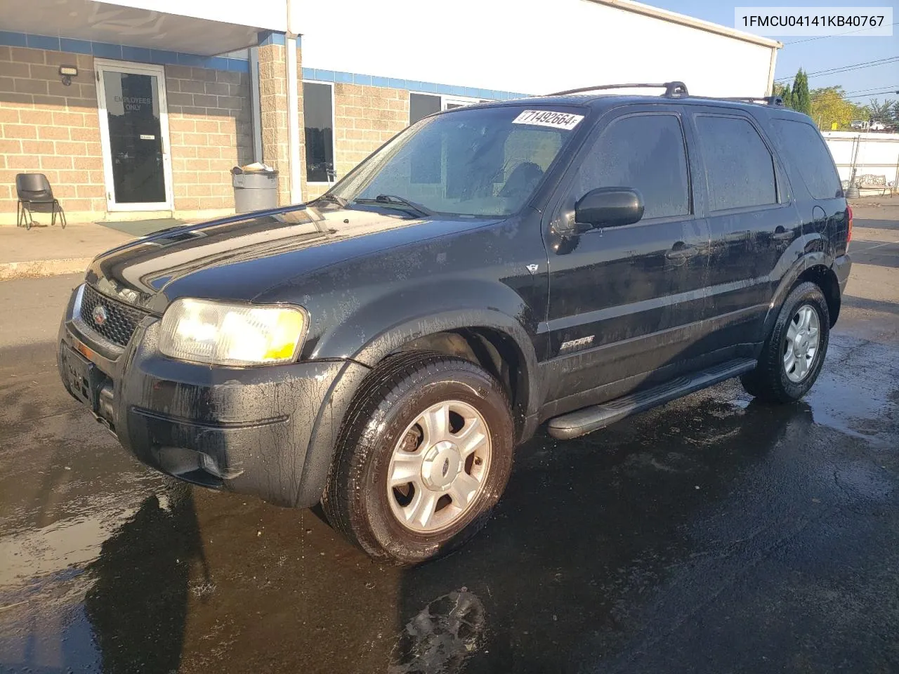 2001 Ford Escape Xlt VIN: 1FMCU04141KB40767 Lot: 71492664