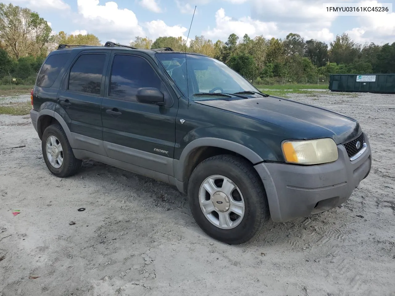 2001 Ford Escape Xlt VIN: 1FMYU03161KC45236 Lot: 75311644