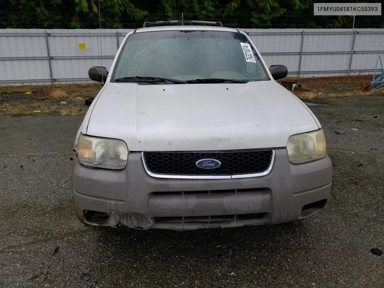 2001 Ford Escape Xlt VIN: 1FMYU04181KC55393 Lot: 76321074