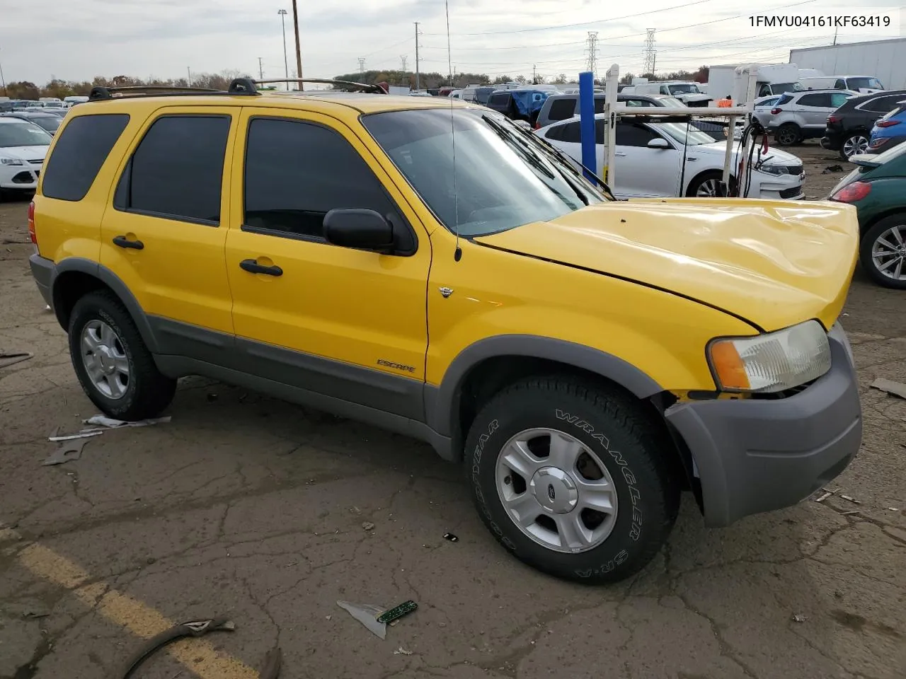 2001 Ford Escape Xlt VIN: 1FMYU04161KF63419 Lot: 76991384