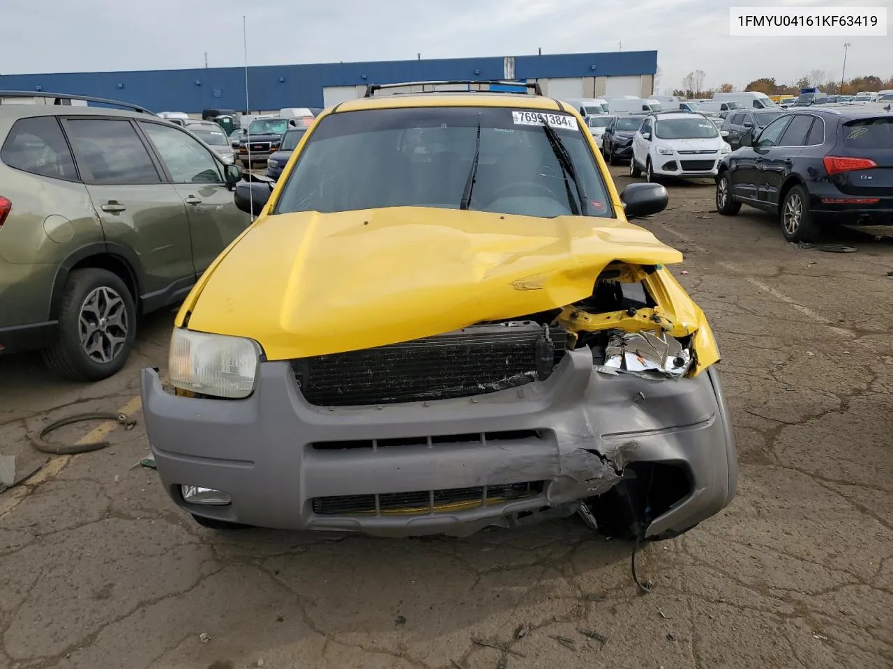 2001 Ford Escape Xlt VIN: 1FMYU04161KF63419 Lot: 76991384