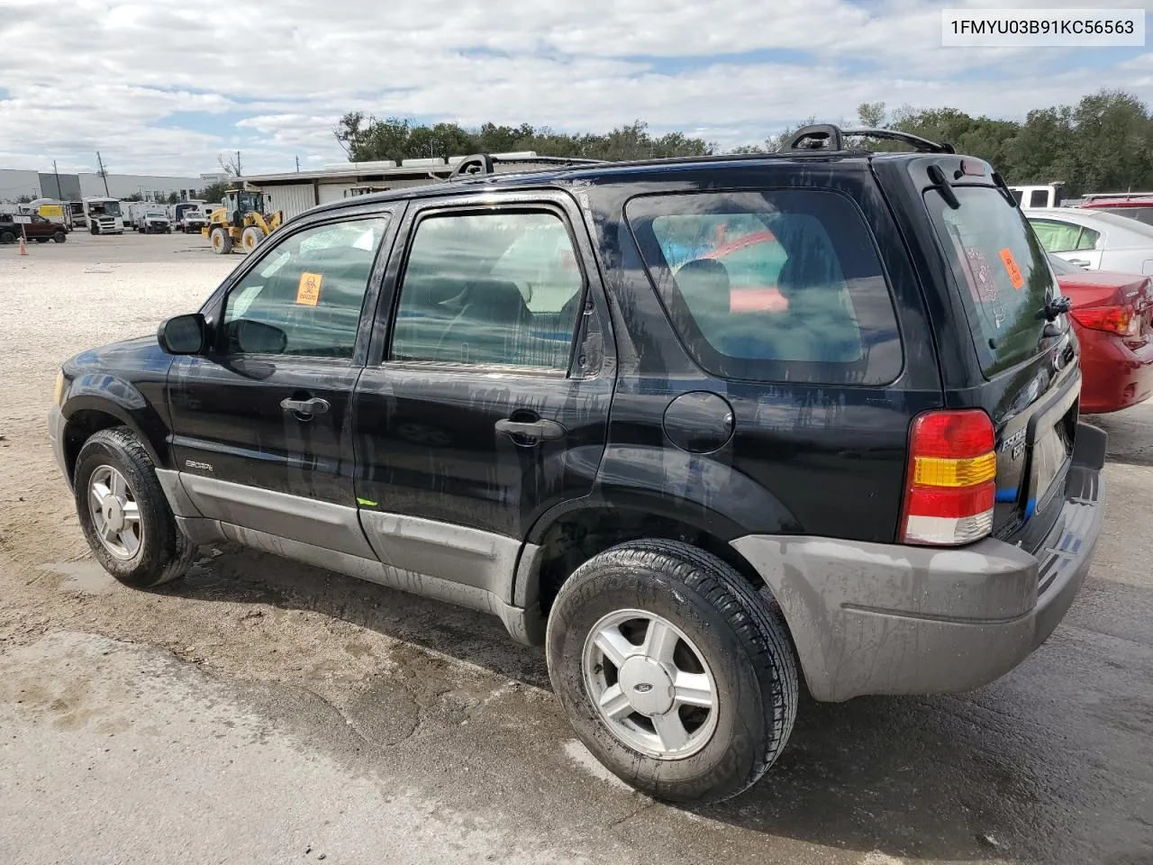 2001 Ford Escape Xlt VIN: 1FMYU03B91KC56563 Lot: 81233934