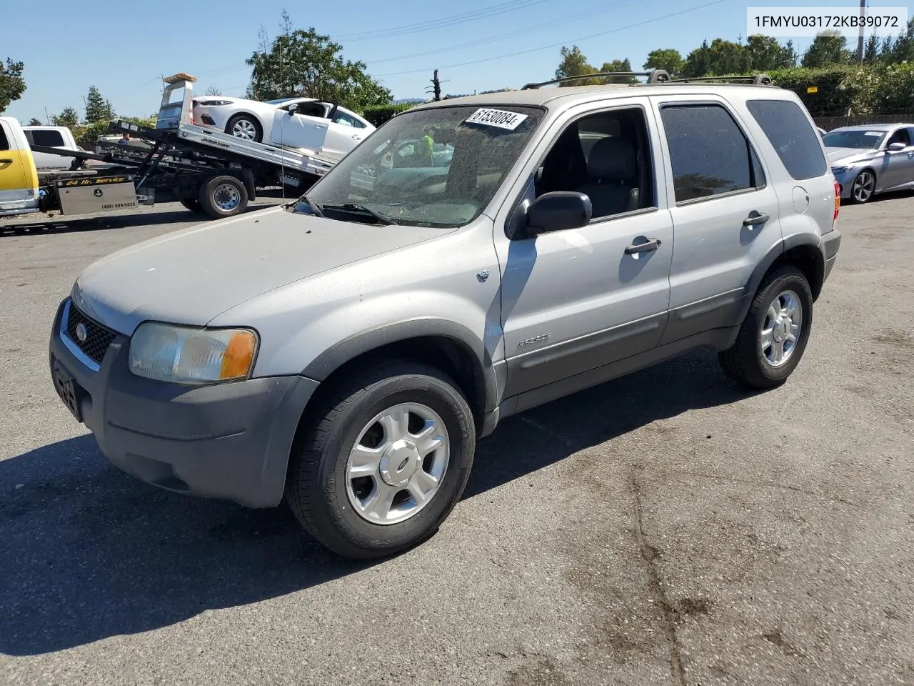 2002 Ford Escape Xlt VIN: 1FMYU03172KB39072 Lot: 61530084