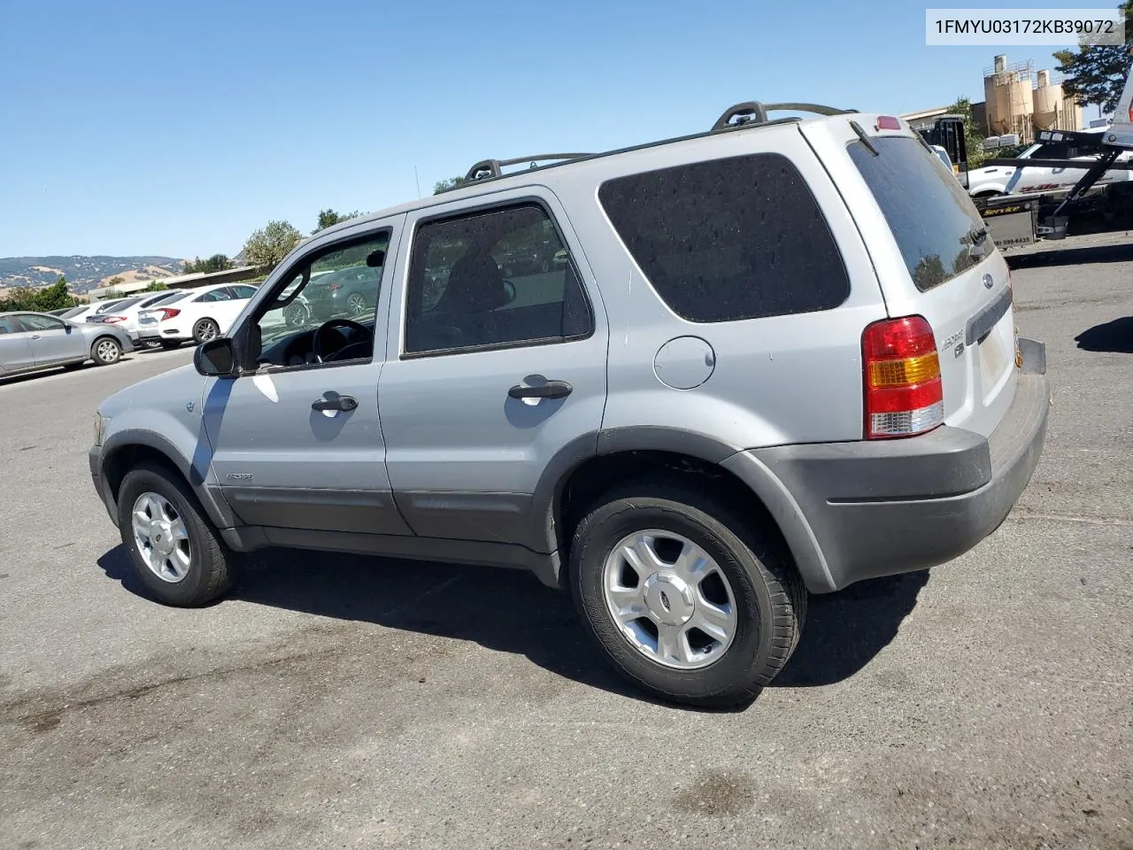 2002 Ford Escape Xlt VIN: 1FMYU03172KB39072 Lot: 61530084