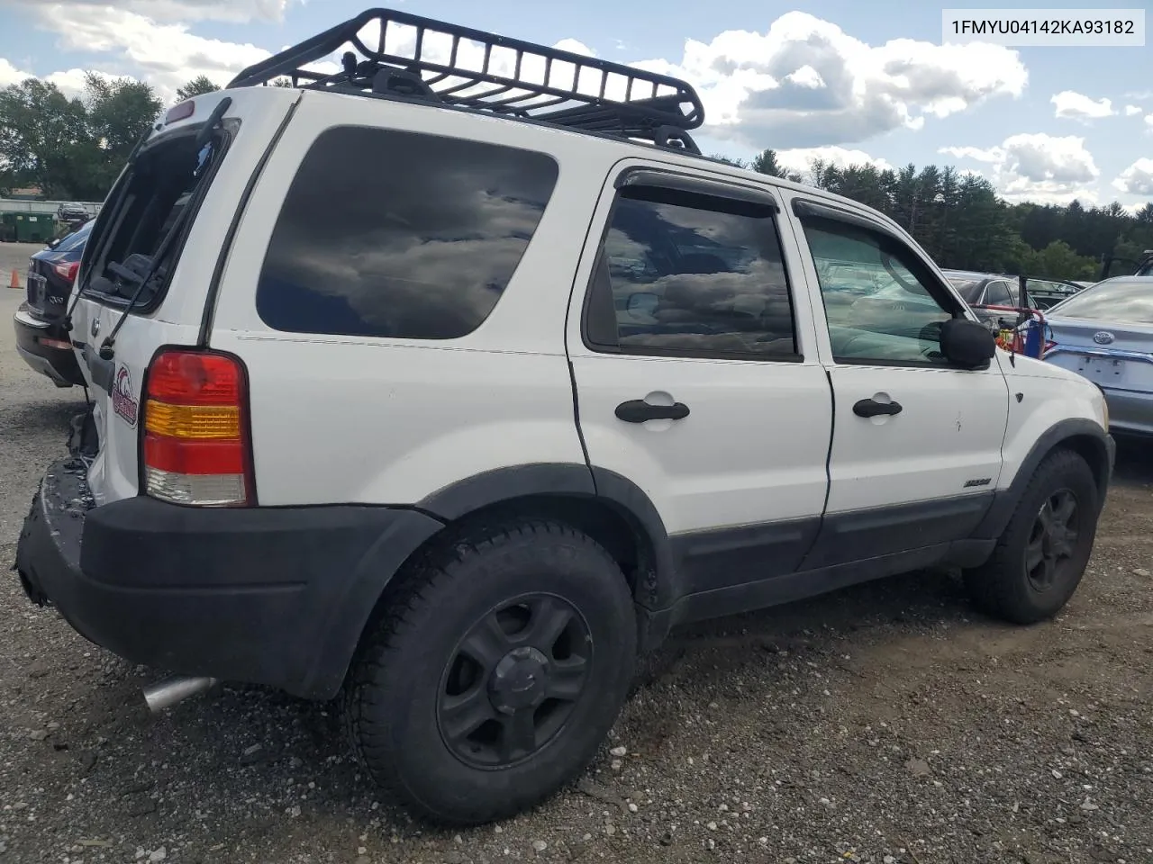 2002 Ford Escape Xlt VIN: 1FMYU04142KA93182 Lot: 66675994