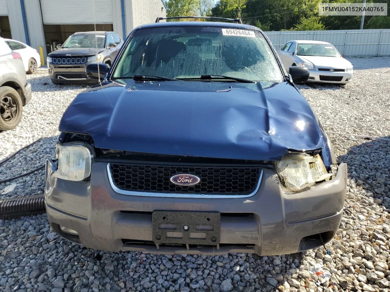 2002 Ford Escape Xlt VIN: 1FMYU04152KA40765 Lot: 69426464