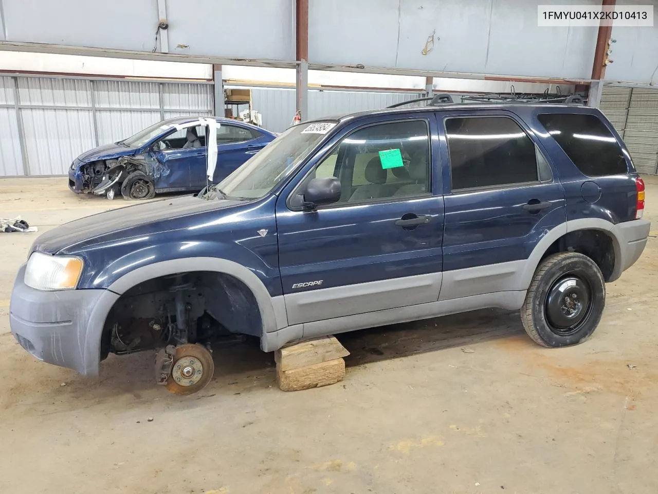 2002 Ford Escape Xlt VIN: 1FMYU041X2KD10413 Lot: 69524954