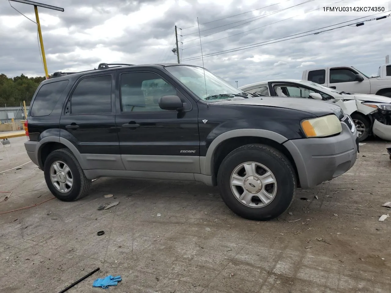 2002 Ford Escape Xlt VIN: 1FMYU03142KC74350 Lot: 72222634