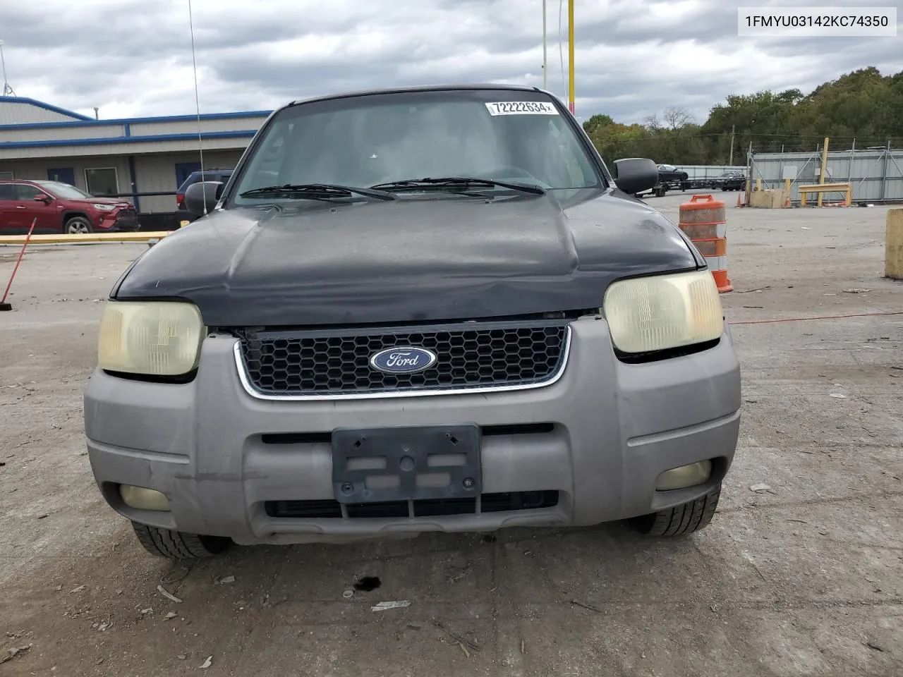 2002 Ford Escape Xlt VIN: 1FMYU03142KC74350 Lot: 72222634