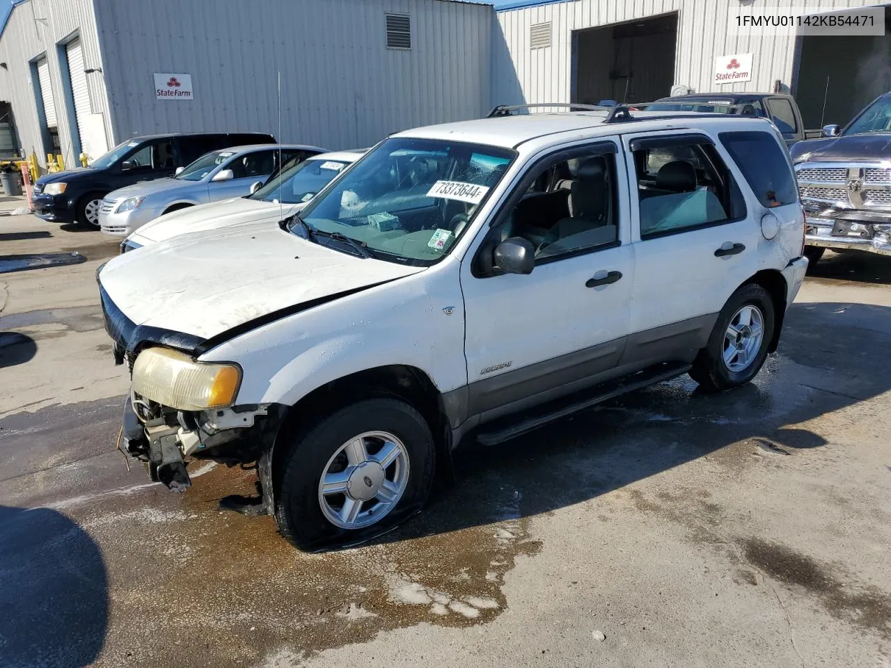 2002 Ford Escape Xls VIN: 1FMYU01142KB54471 Lot: 73373644