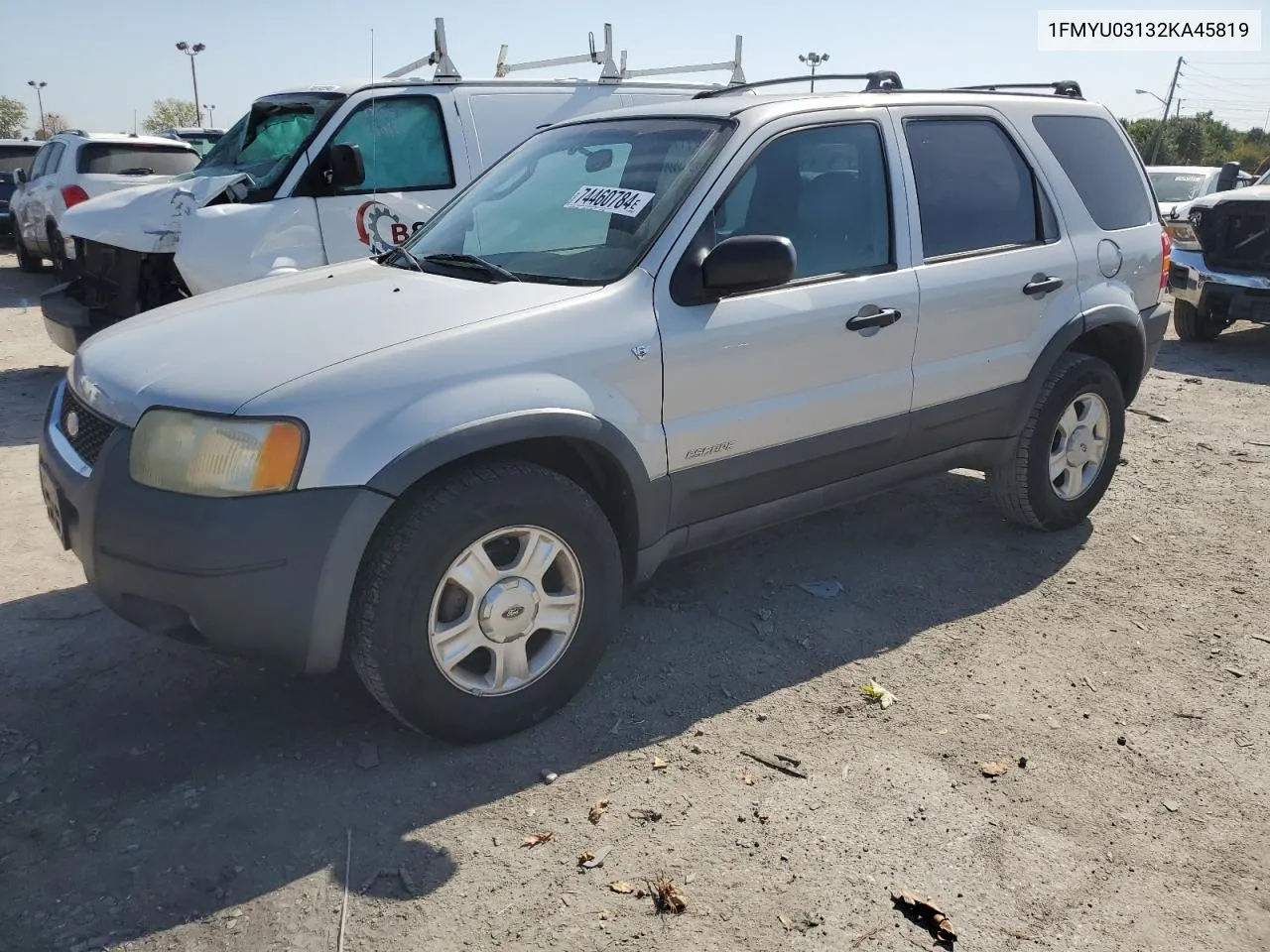 2002 Ford Escape Xlt VIN: 1FMYU03132KA45819 Lot: 74460784