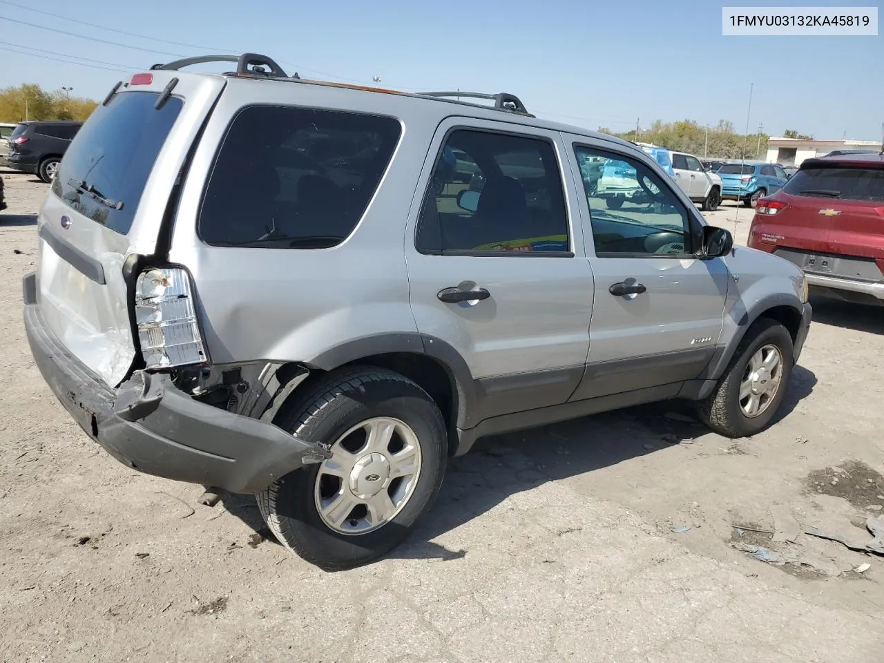 2002 Ford Escape Xlt VIN: 1FMYU03132KA45819 Lot: 74460784