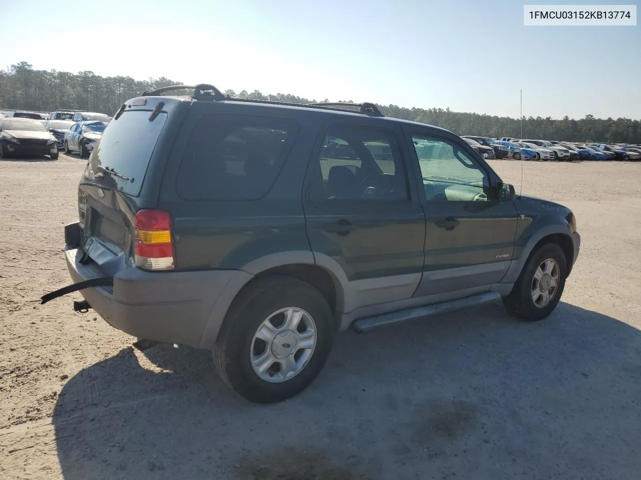 2002 Ford Escape Xlt VIN: 1FMCU03152KB13774 Lot: 74775234