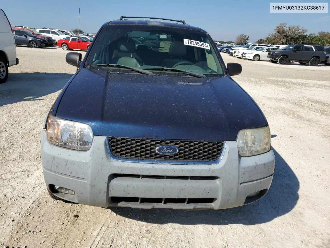 2002 Ford Escape Xlt VIN: 1FMYU03132KC38617 Lot: 78246594