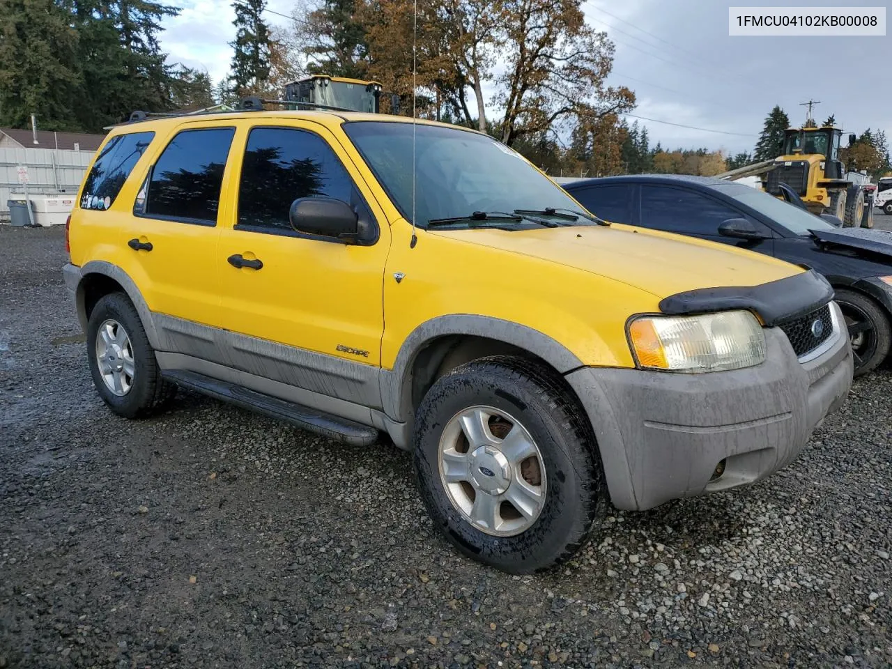 2002 Ford Escape Xlt VIN: 1FMCU04102KB00008 Lot: 79579304